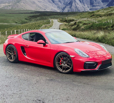 Фото дисков Bola B11 на Porsche Cayman II