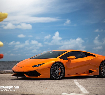 Фото дисков HRE P101 на Lamborghini Huracan