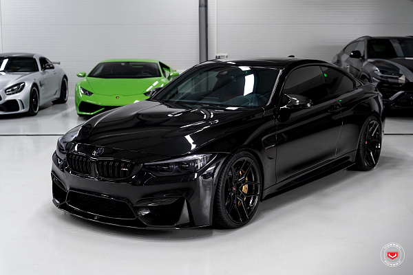 Фото дисков Vossen EVO-4 Черный глянец на BMW 4/M4 (F32/F82)