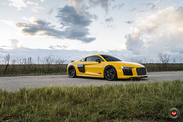 Фото дисков Vossen EVO-3 Черный сатин на Audi R8 (4S)
