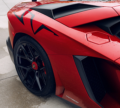 Фото дисков Vossen S21-01 на Lamborghini Aventador
