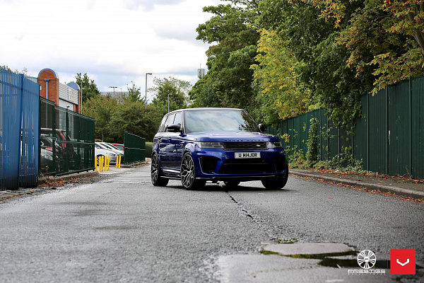 Фото дисков Vossen HF-2 Алмазная проточка на Range Rover Sport II