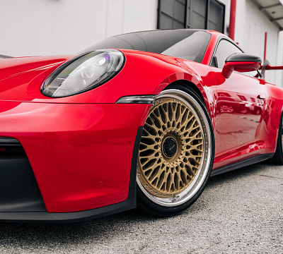 Фото дисков Brixton Forged TR20 на Porsche 911 VIII