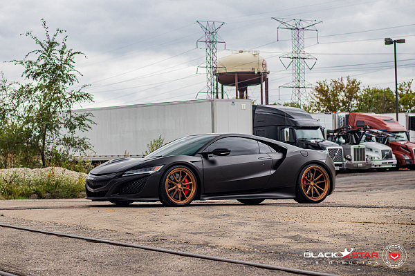 Фото дисков Vossen ML-X2 Глянцевая темная медь на Acura NSX II