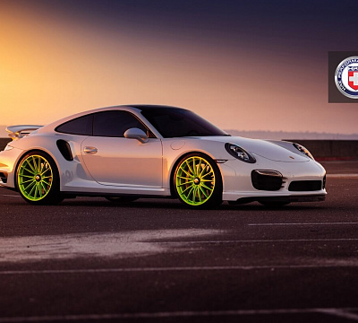 Фото дисков HRE P103 на Porsche 911 VII