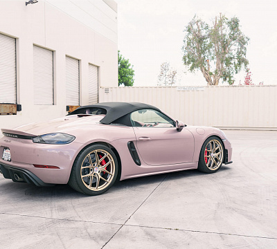 Фото дисков HRE R101 Lightweight на Porsche Boxster IV