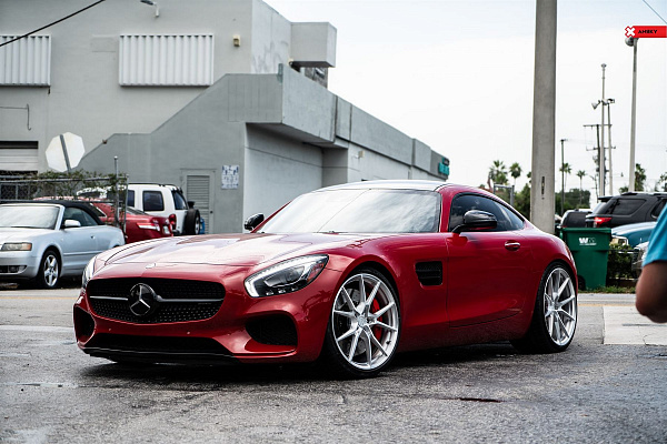 Фото дисков Anrky AN12 Глянцевый лак на Mercedes-Benz AMG GT I