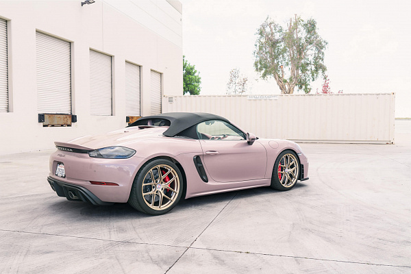 Фото дисков HRE R101 Lightweight Сатиновая шампань на Porsche Boxster IV