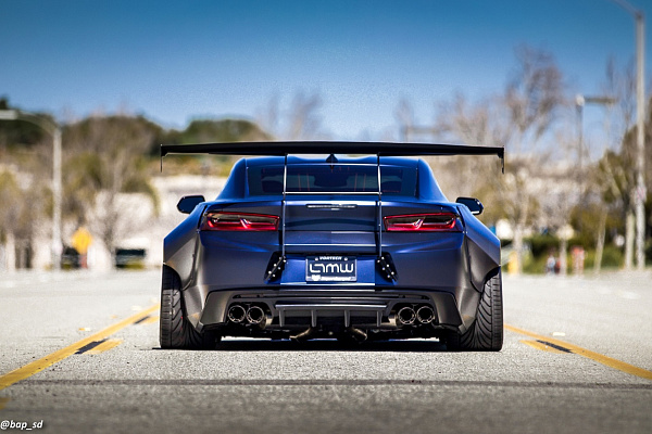 Фото дисков HRE S207 Черный сатин на Chevrolet Camaro VI