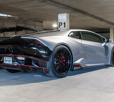 Фото дисков Strasse Wheels SV10M Deep Concave FS на Lamborghini Huracan