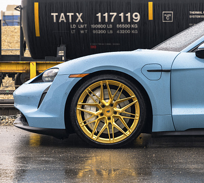 Фото дисков Vossen EVO-5 на Porsche Taycan I