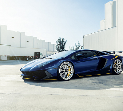 Фото дисков Vossen EVO-2R (3-Piece) на Lamborghini Aventador