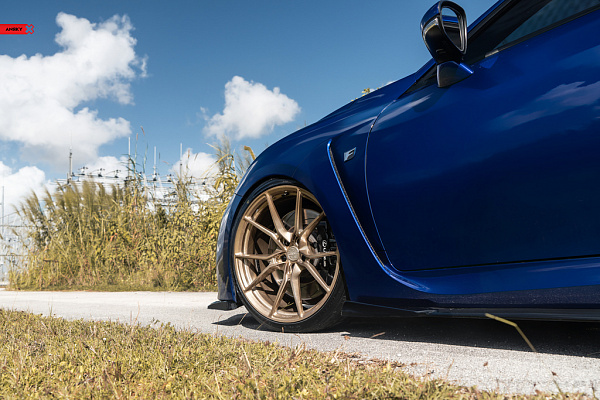 Фото дисков Anrky AN12 Сатиновое темное золото на Lexus RC