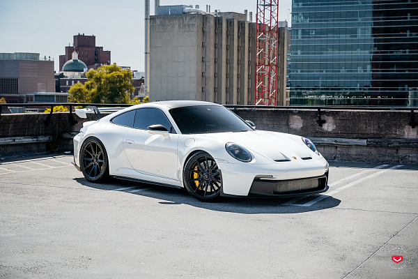 Фото дисков Vossen EVO-2 Черный сатин на Porsche 911 VIII