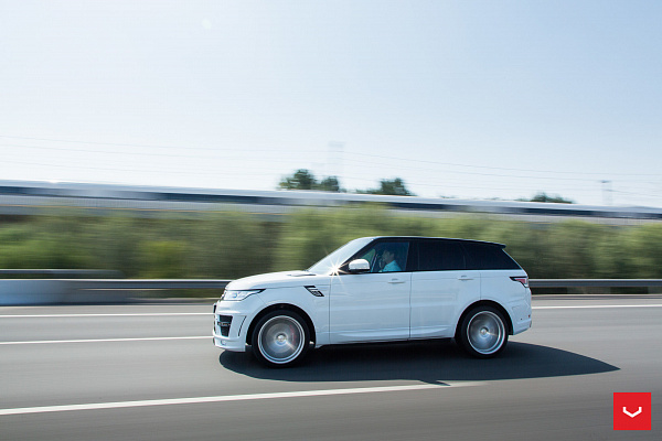 Фото дисков Vossen VFS-2 Серебро на Range Rover Sport II
