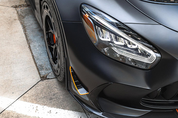 Фото дисков Brixton Forged PF7 Aerotech Черный сатин на Mercedes-Benz AMG GT I