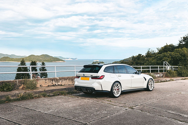Фото дисков Brixton Forged FDE03 Белый глянец на BMW 3/M3 (G2x/G80)