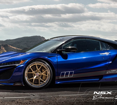 Фото дисков HRE S101 на Acura NSX II