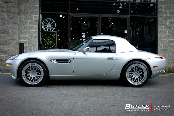 Фото дисков HRE 300 Серебро на BMW Z8