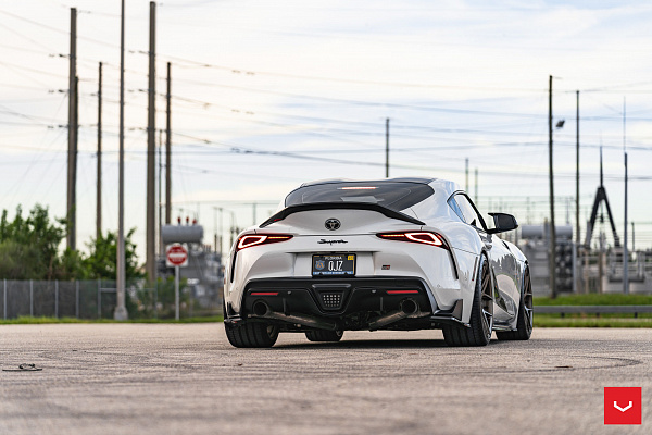 Фото дисков Vossen HF-5 Сатиновая бронза на Toyota Supra A90