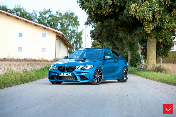 Фото дисков Vossen CVT Глянцевый графит на BMW 2/M2 (F22/F87)