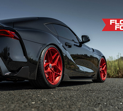 Фото дисков HRE FF11 на Toyota Supra A90