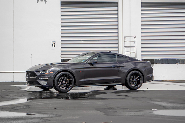 Фото дисков HRE FF21 Глянцевый графит на Ford Mustang VI