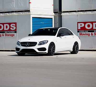 Фото дисков Vossen VFS-10 на Mercedes-Benz C-Class (W205)