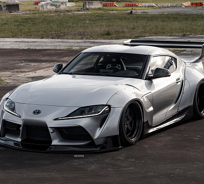 Фото дисков Strasse Wheels S6 Competition на Toyota Supra A90