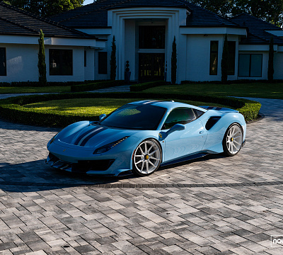 Фото дисков NOVITEC NF10 на Ferrari 488