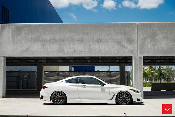 Фото дисков Vossen HF-2 Сатиновый графит на Infiniti Q60 II