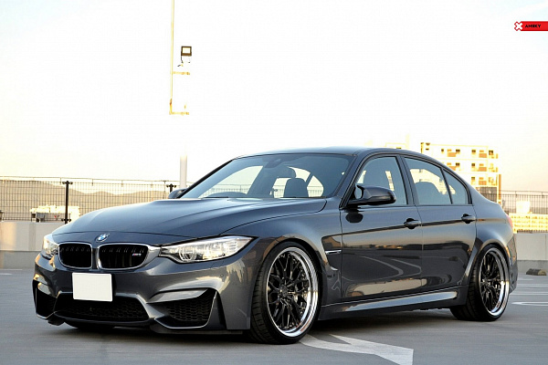 Фото дисков Anrky RS1 Черный сатин на BMW 3/M3 (F3x/F80)
