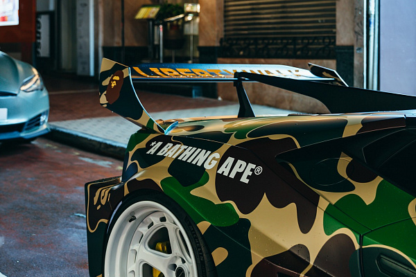 Фото дисков Brixton Forged TR05 AERO1 Белый глянец на Lamborghini Huracan
