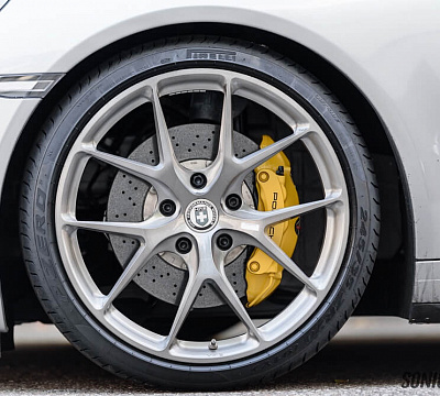 Фото дисков HRE P101 на Porsche 911 VII