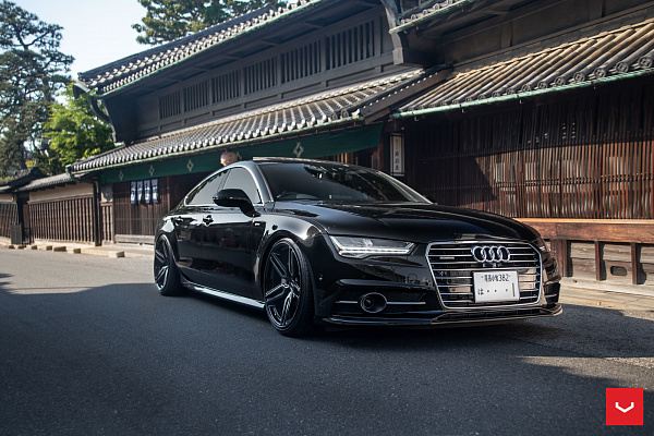 Фото дисков Vossen HF-1 Алмазная проточка на Audi A/RS 7 (4G)