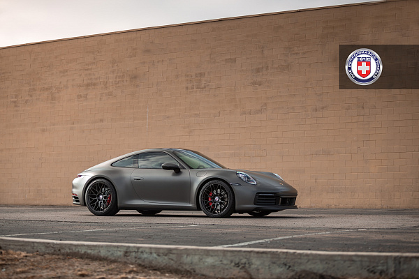 Фото дисков HRE RC100 Черный сатин на Porsche 911 VIII