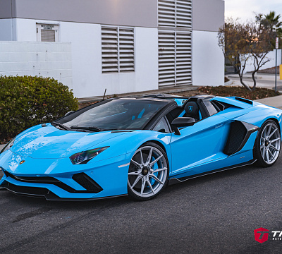Фото дисков Vossen EVO-2R на Lamborghini Aventador