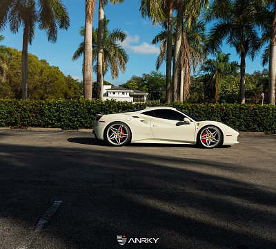 Фото дисков Anrky S1-X3 на Ferrari 488