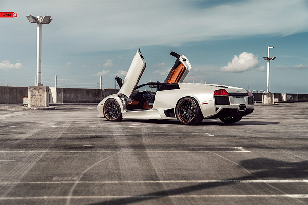 Фото дисков Anrky RS1 Черный сатин на Lamborghini Murcielago