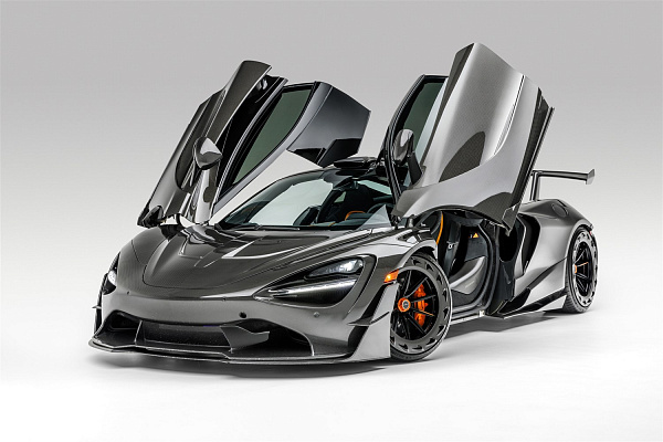 Фото дисков Brixton Forged R11-R Aerotech Черный сатин на McLaren 720S