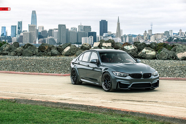 Фото дисков Anrky RS1 Черный сатин на BMW 3/M3 (F3x/F80)