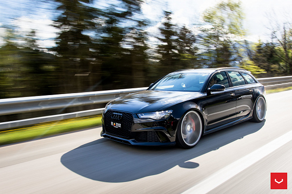 Фото дисков Vossen CV3 Серебро на Audi A/RS 6 (C7)