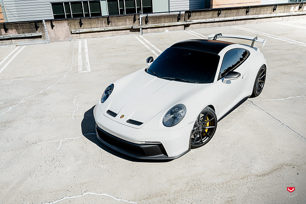 Фото дисков Vossen EVO-2 Черный сатин на Porsche 911 VIII