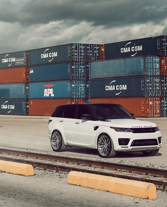 Фото дисков M-X4T Глянцевый лак на Land Rover Range Rover Sport II