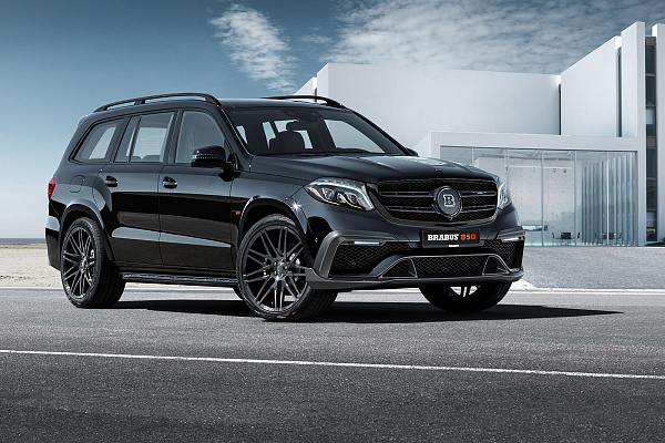 Фото дисков BRABUS Monoblock F (Platinum Edition) Черный глянец на Mercedes-Benz GLS (X166)
