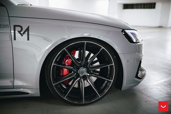 Фото дисков Vossen HF-3 Глянцевый темный лак на Audi A/S/RS 4 (B9)