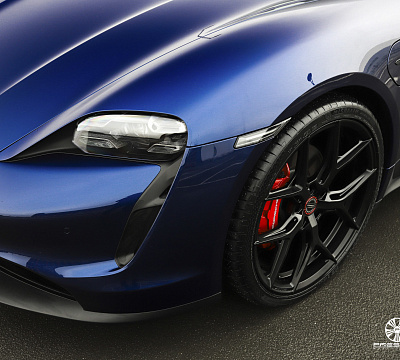 Фото дисков Vossen HF-5 на Porsche Taycan I