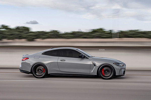 Фото дисков Strasse Wheels SV5 Deep Concave Duoblock Черный сатин на BMW 4/M4 (G22/G82)