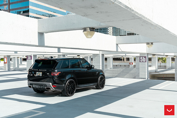 Фото дисков Vossen HF-7 Черный глянец на Land Rover Range Rover Sport II