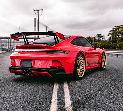 Фото дисков Brixton Forged TR20 на Porsche 911 VIII